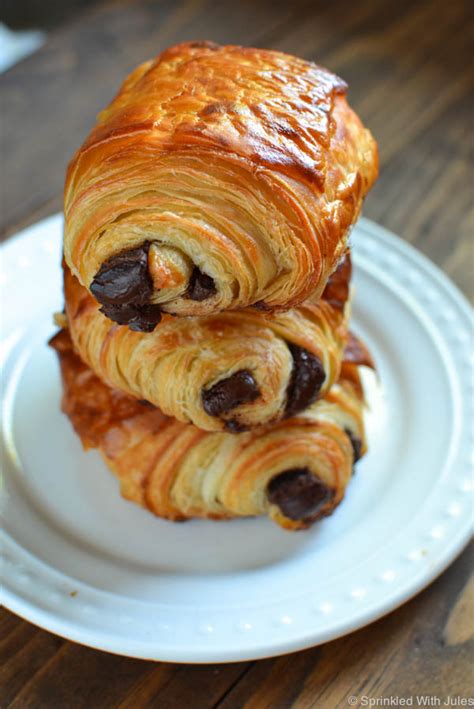 All Butter Croissant Filled With Chocolate .